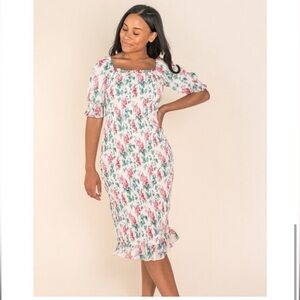 Ivy City Co Smocked Dress